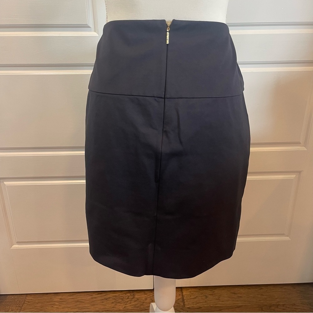 Tory Burch Navy Skirt Size Large - Picture 4 of 12